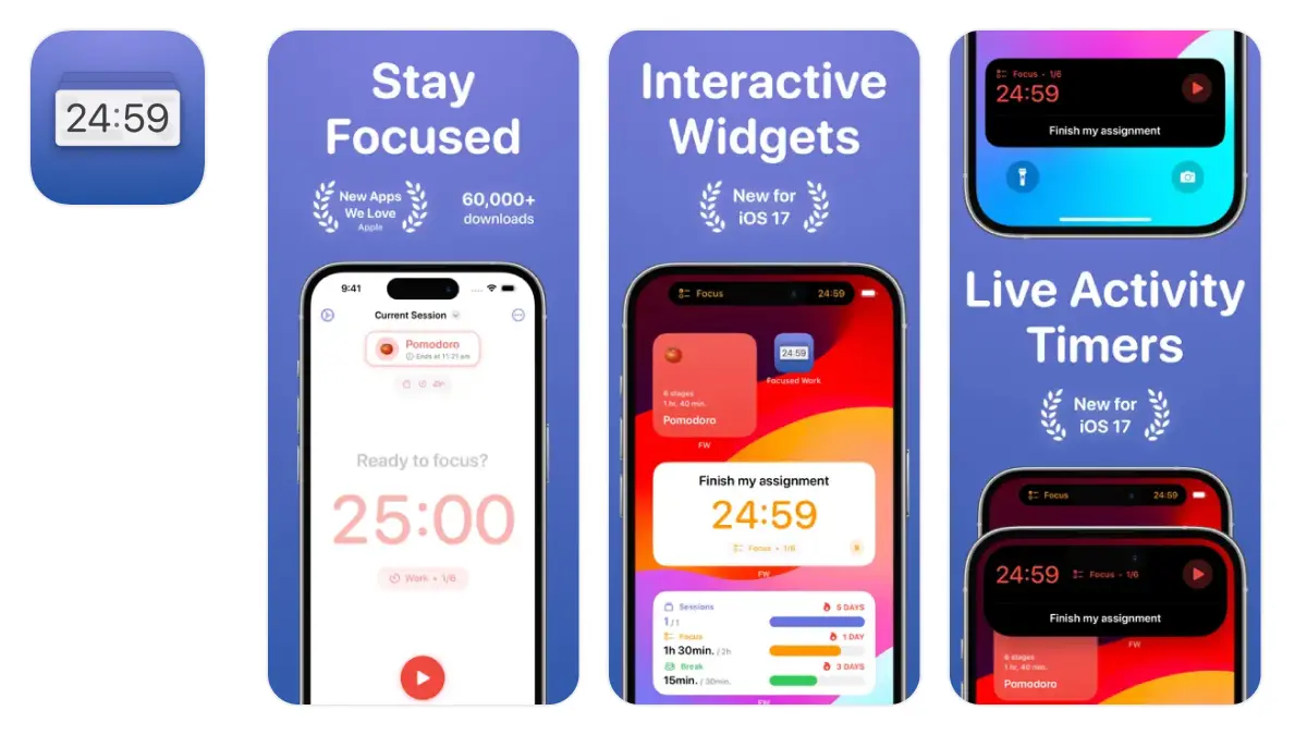Focused Work App