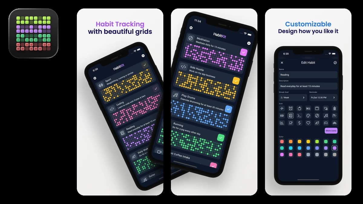 HabitKit Habit Tracker App