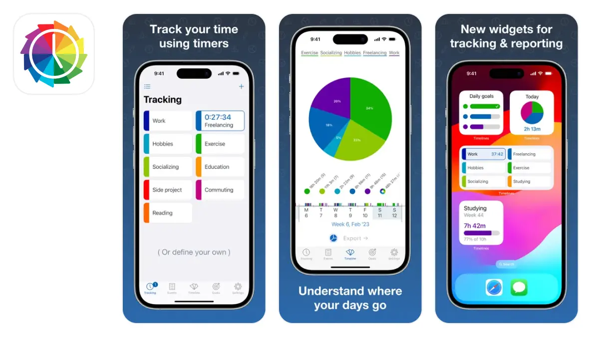 Timelines Time Tracking App