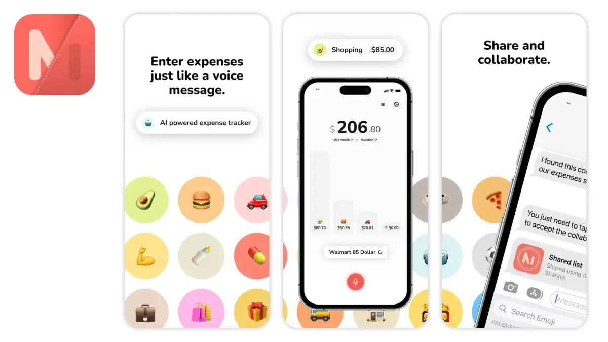 MonAi AI powered expense tracker app