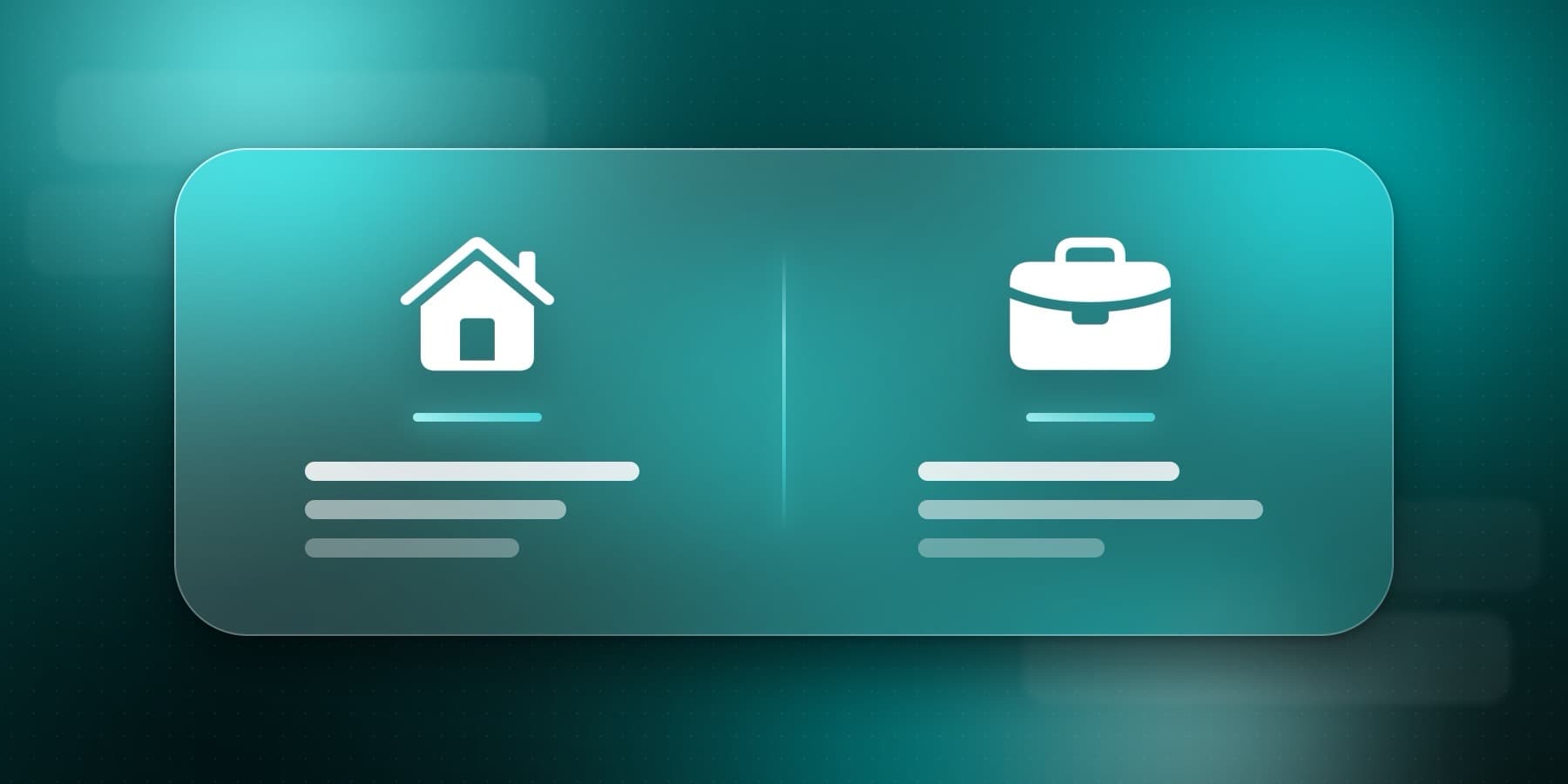 Home and business modes in Itemlist