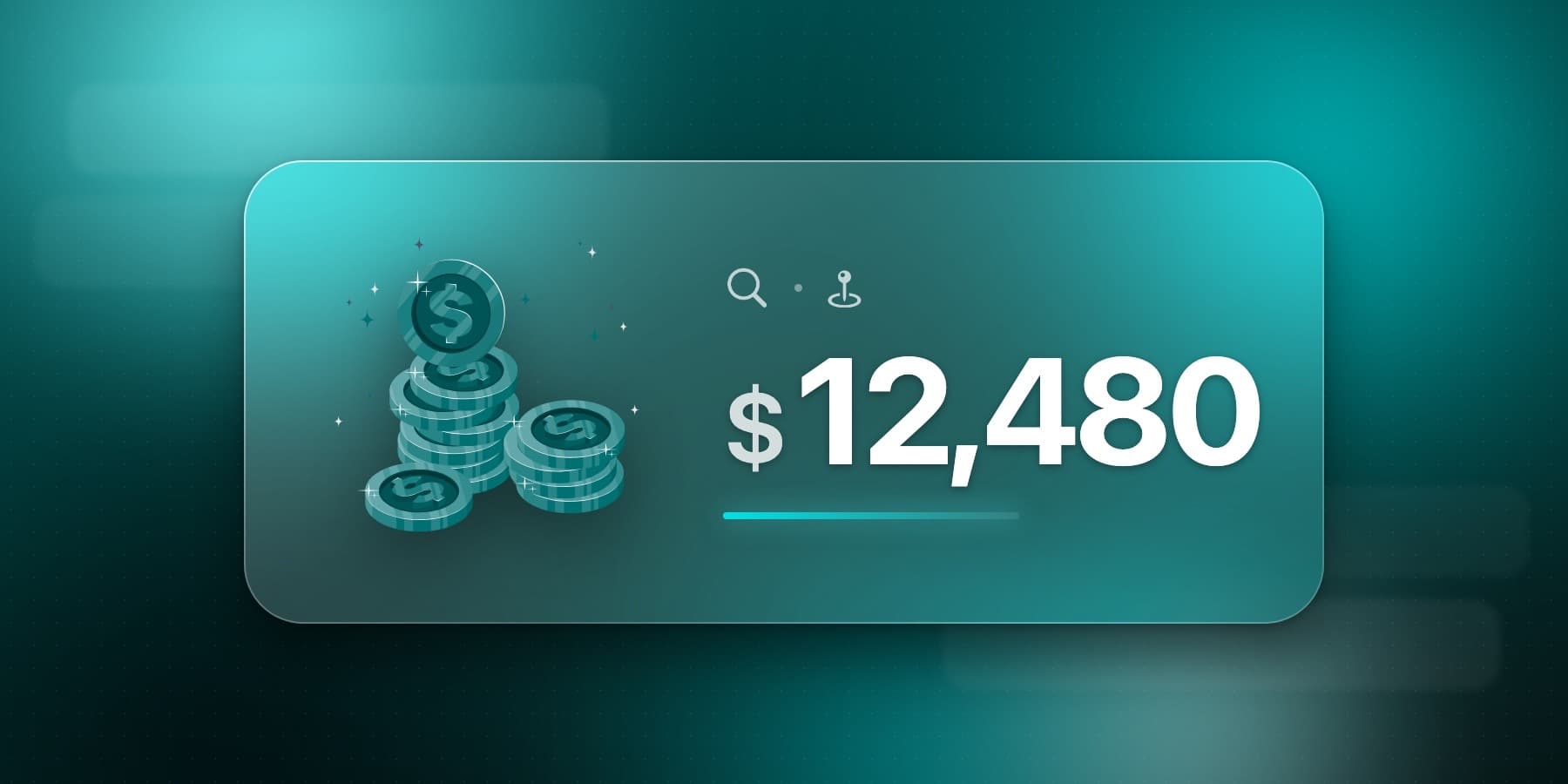 Total value of search results and locations in Itemlist