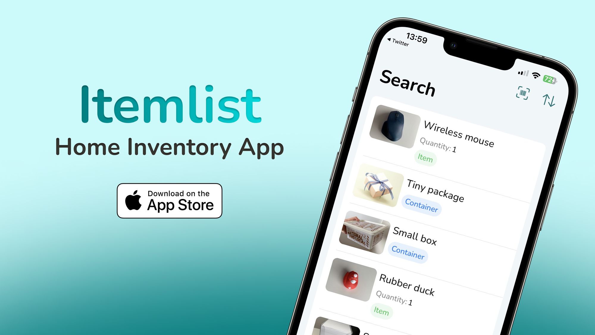 Itemlist - Home Inventory App image number 01